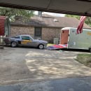 1965 Mustang  and trailer