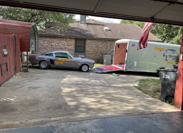 1965 Mustang  and trailer