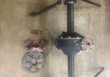 Winters 4.12 all Ti wide axle rearend rebuilt and new axle 11 races comes with k